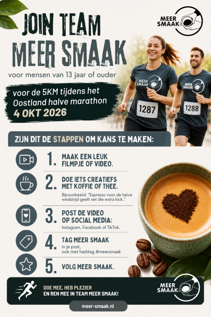 Het Oostland halve marathon win actie 5 KM Meer Smaak
